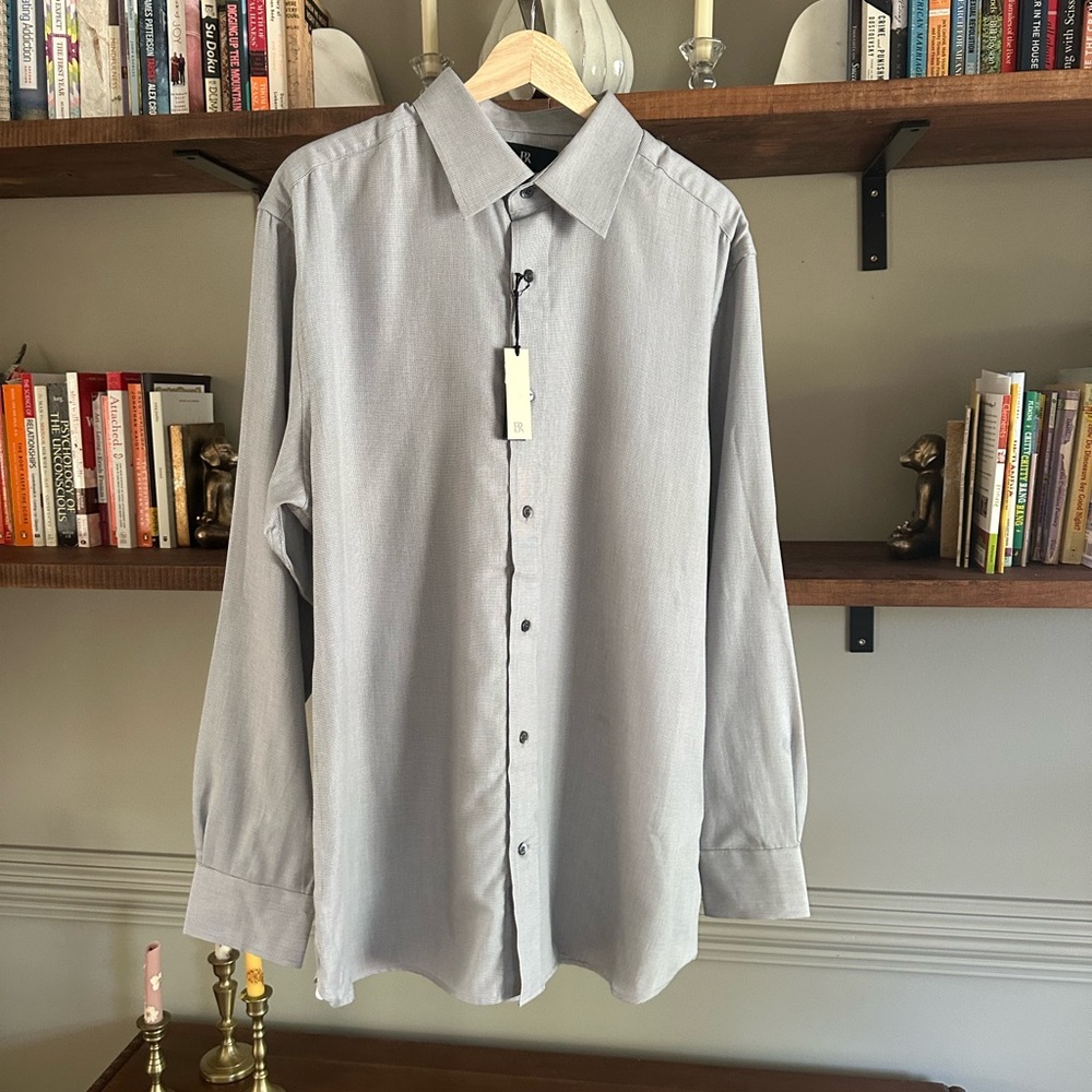 Banana Republic Light Gray Dress Shirt